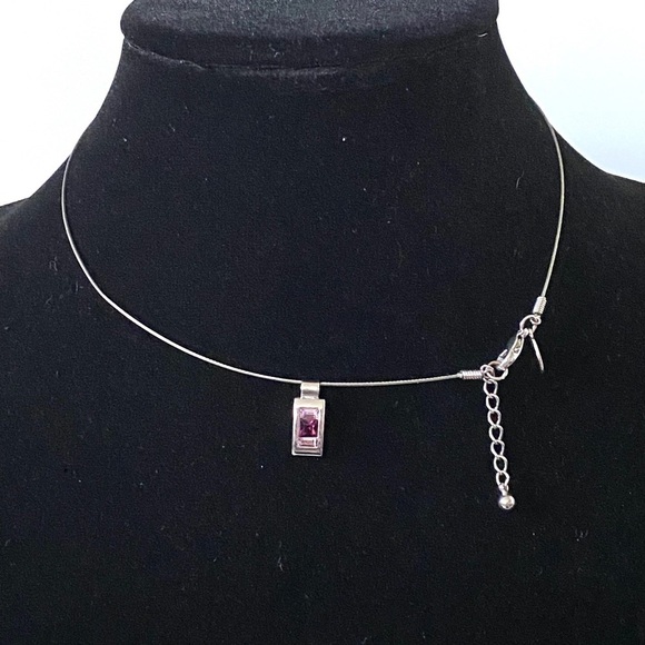 Express Earrings Necklace Set with Crystals - Picture 9 of 10